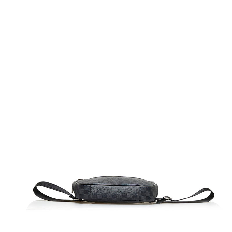 Louis Vuitton Damier Anfini Ambrel Body Bag Handbag 2way Black