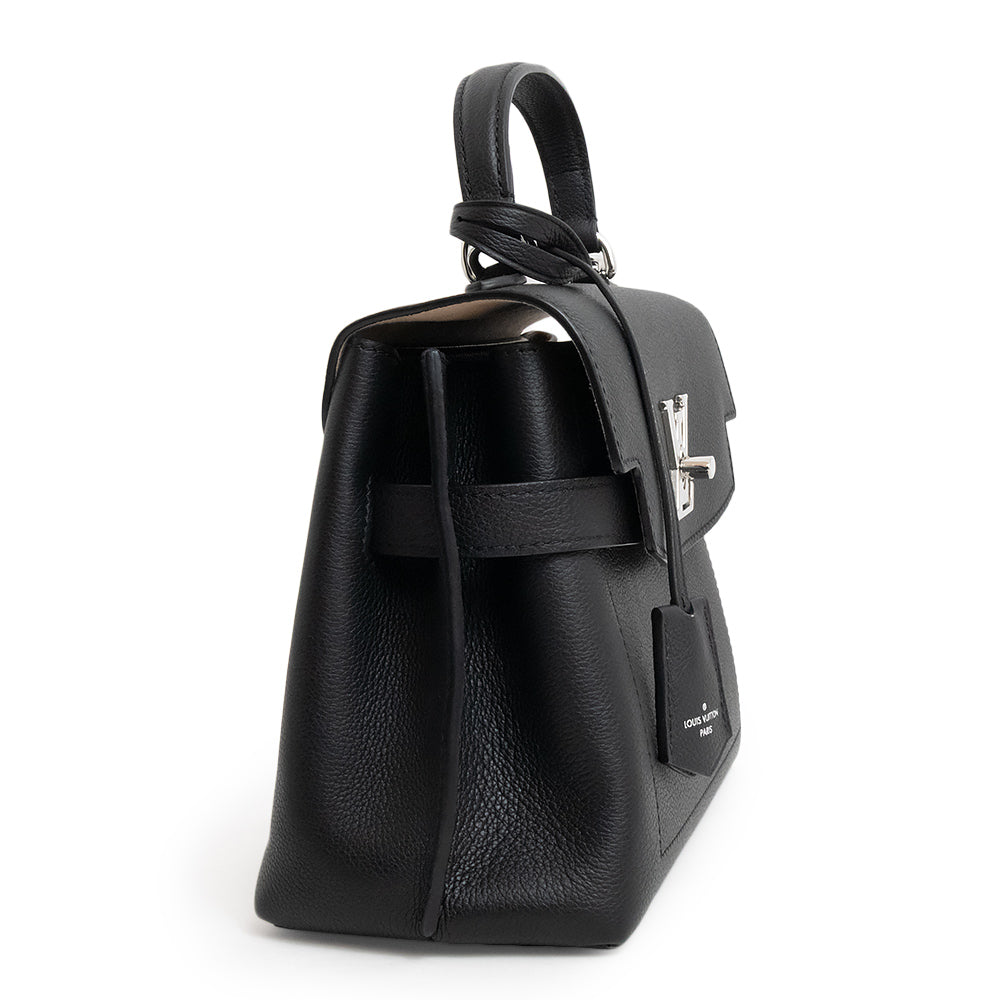 Louis Vuitton LockMe Ever BB Diagonal Soft Calf Leather Noir Black