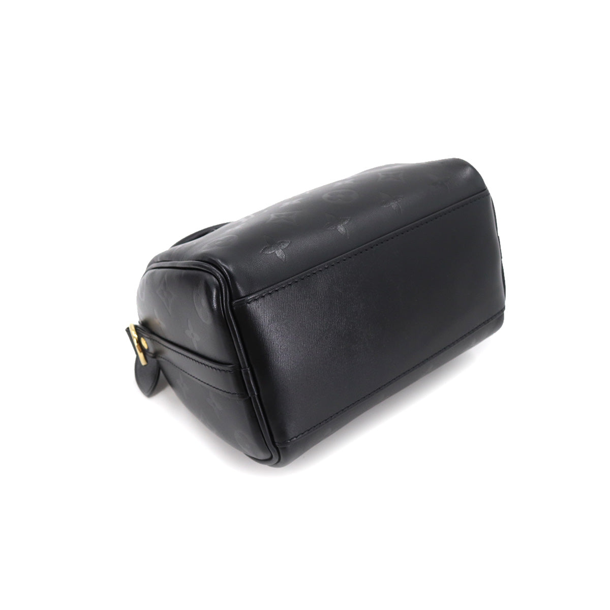Louis Vuitton Speedy BB Empreinte Leather Chain Shoulder Bag Black