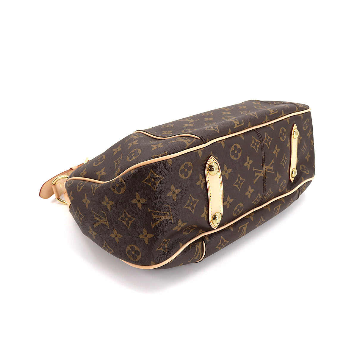 Louis Vuitton Monogram Galliera PM Shoulder Bag Brown Gold Hardware