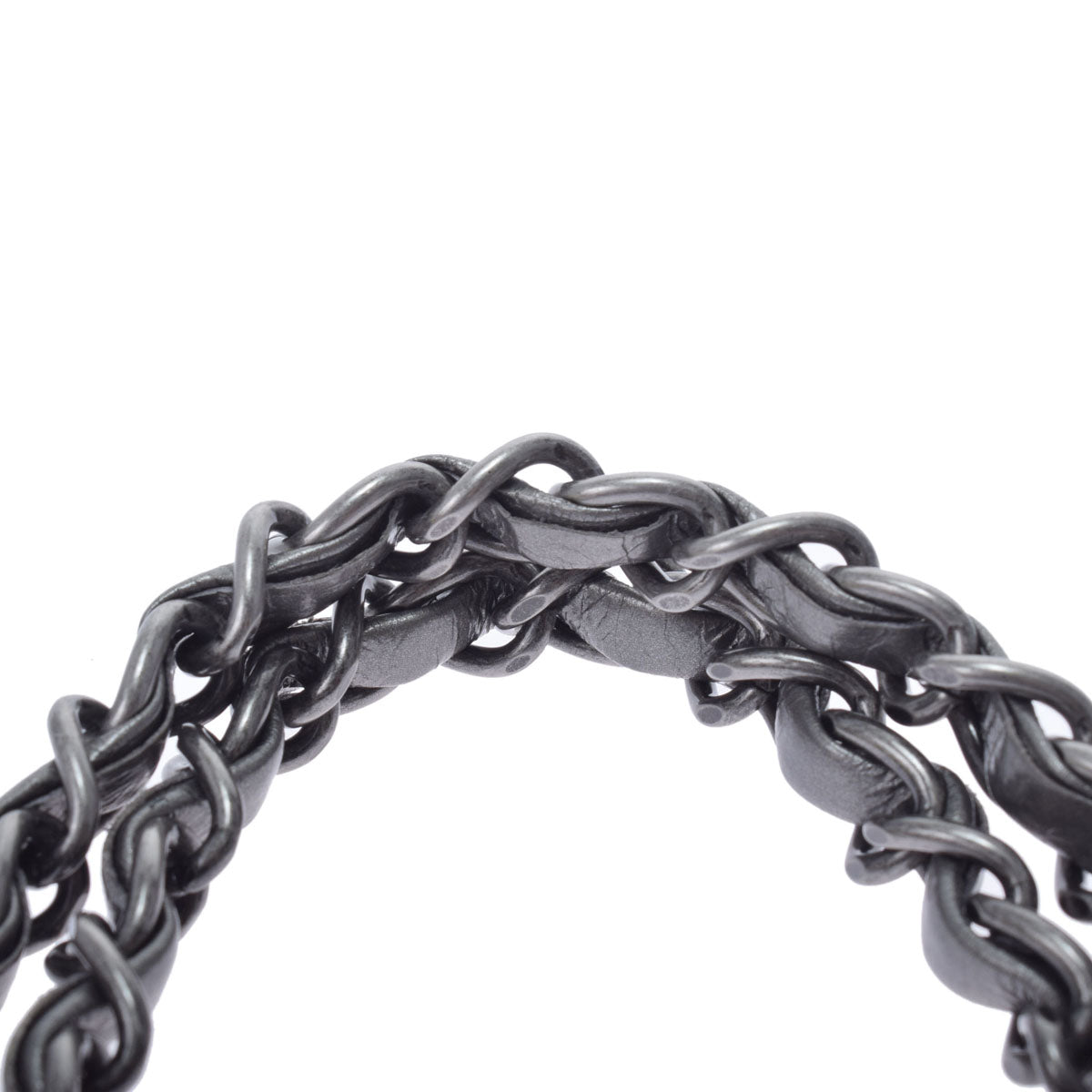 Chanel Chain Me Gray/  Silver Hardware Aged Calfskin Tote Bag