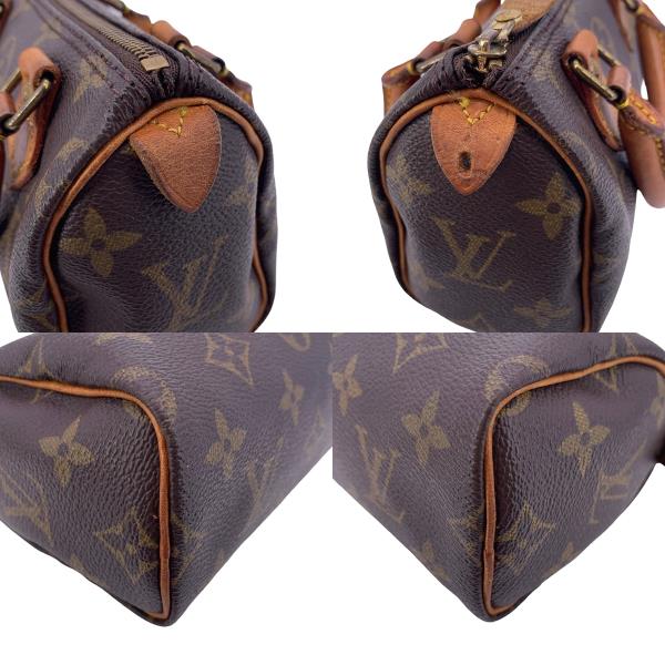 Louis Vuitton Mini Speedy Monogram Brown Handbag Shoulder Bag
