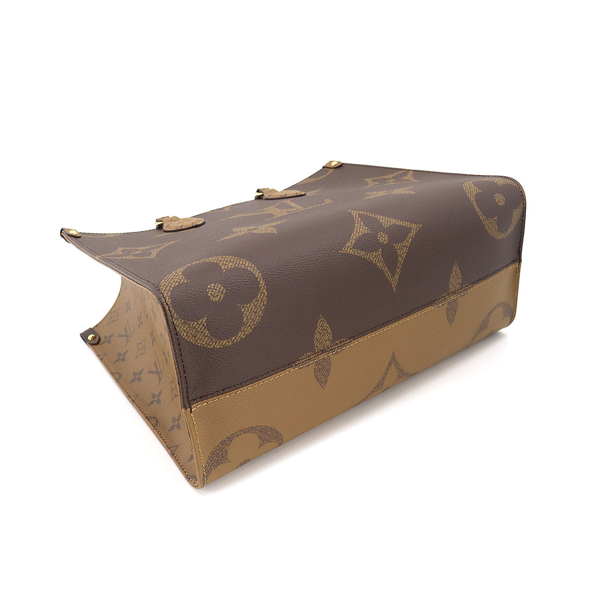 Louis Vuitton Giant Monogram On The Go MM 2 Way Tote Shoulder Bag