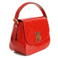 Louis Vuitton Vernis Leather Shoulder Bag Red