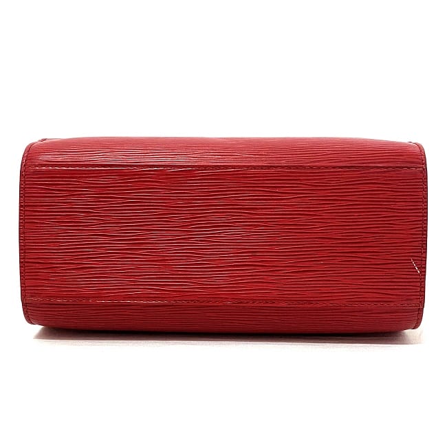 Louis Vuitton Pont Neuf Leather Bag Red