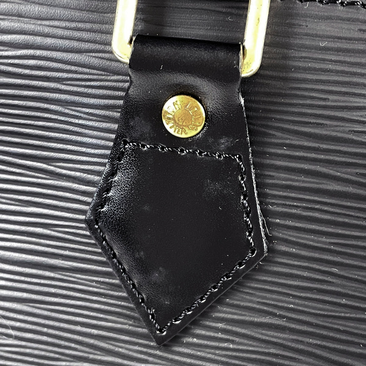 Louis Vuitton Alma Handbag Epi Noir Black