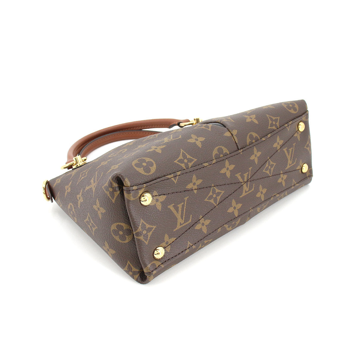 Louis Vuitton Monogram V Tote BB Shoulder Bag Leather Noir