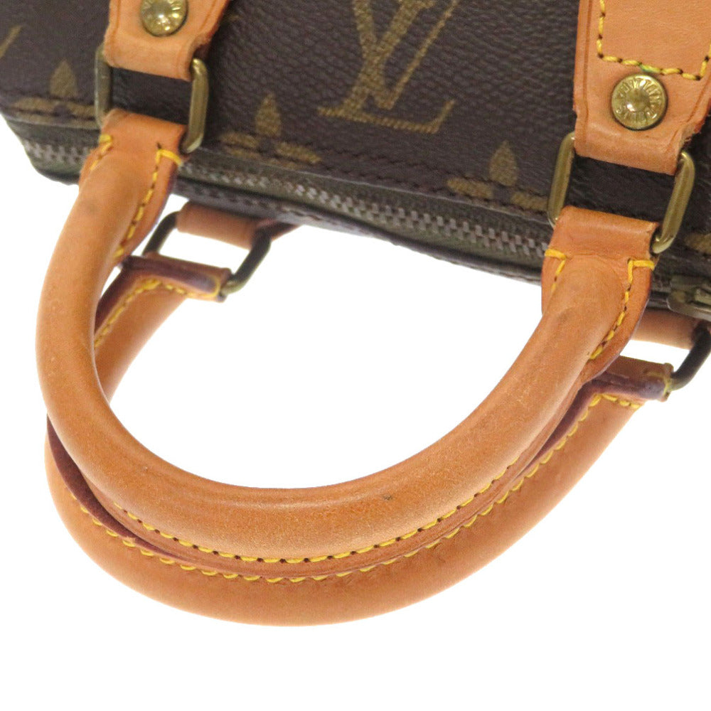 Louis Vuitton Monogram Mini Speedy 2 Way Handbag