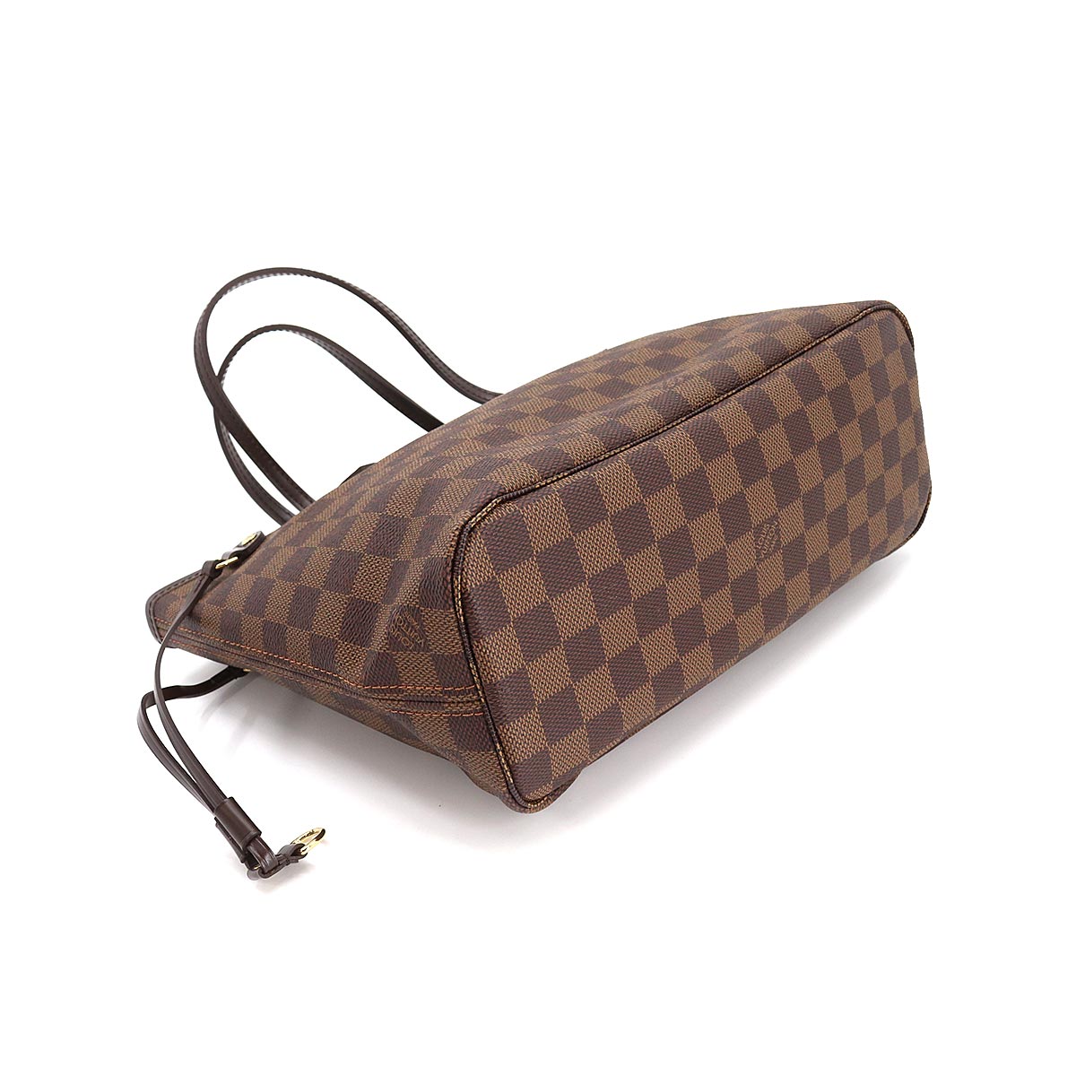Louis Vuitton Damier Neverfull PM Tote Bag Ebene Brown