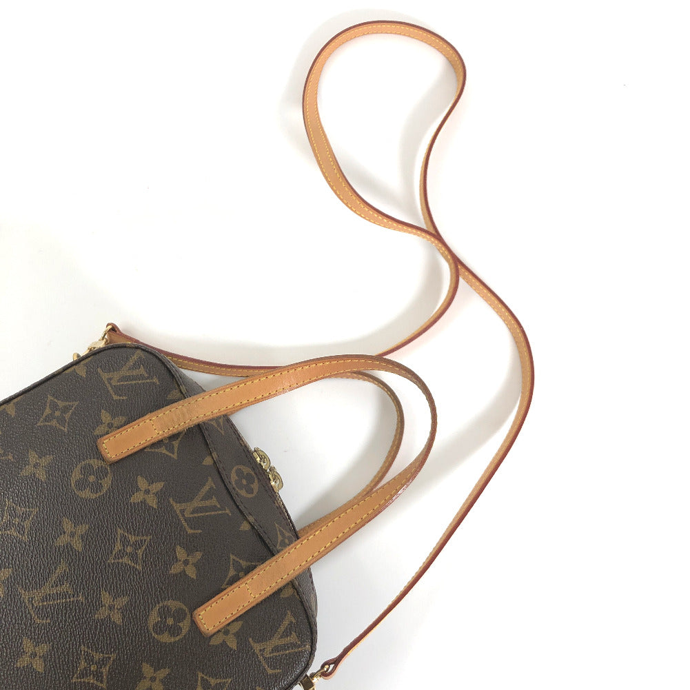 Louis Vuitton Shoulder Bag Spontini Monogram Canvas Brown