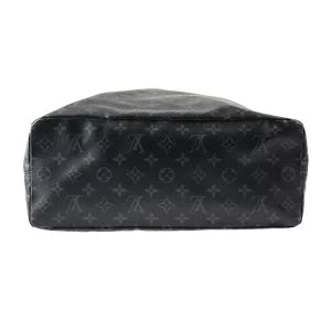 Louis Vuitton Monogram Eclipse Tote Bag Leather Black