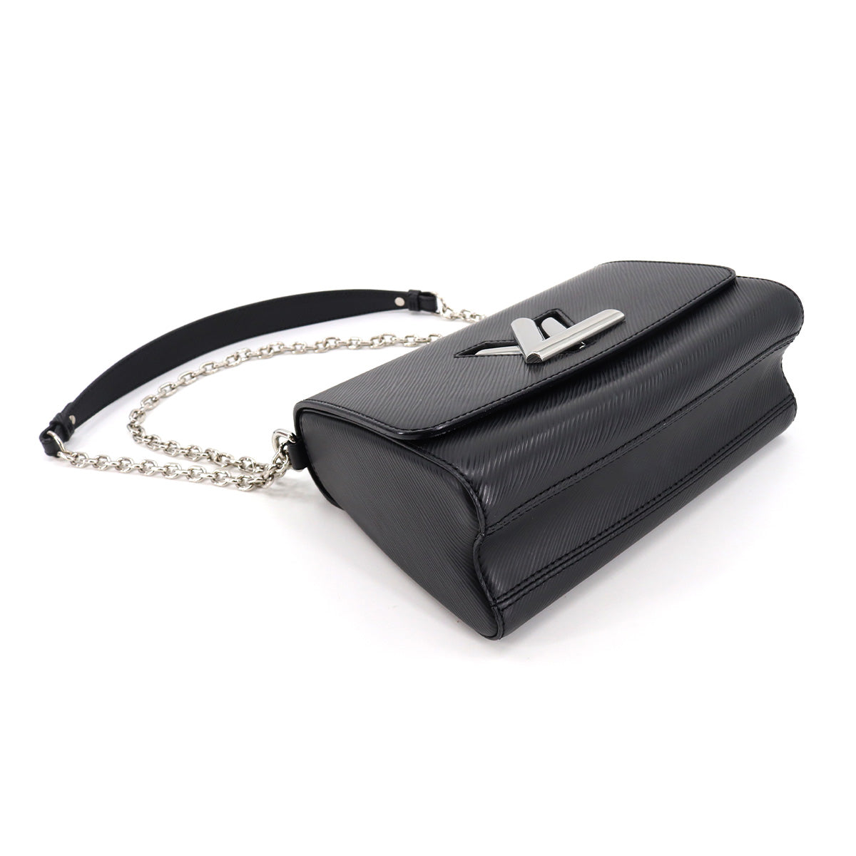 Louis Vuitton Epi Twist MM Chain Shoulder Bag Leather Noir