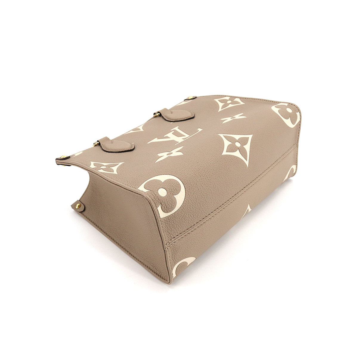Louis Vuitton Bicolor Monogram Emplant OnTheGo PM Tourtrail Claim Creme
