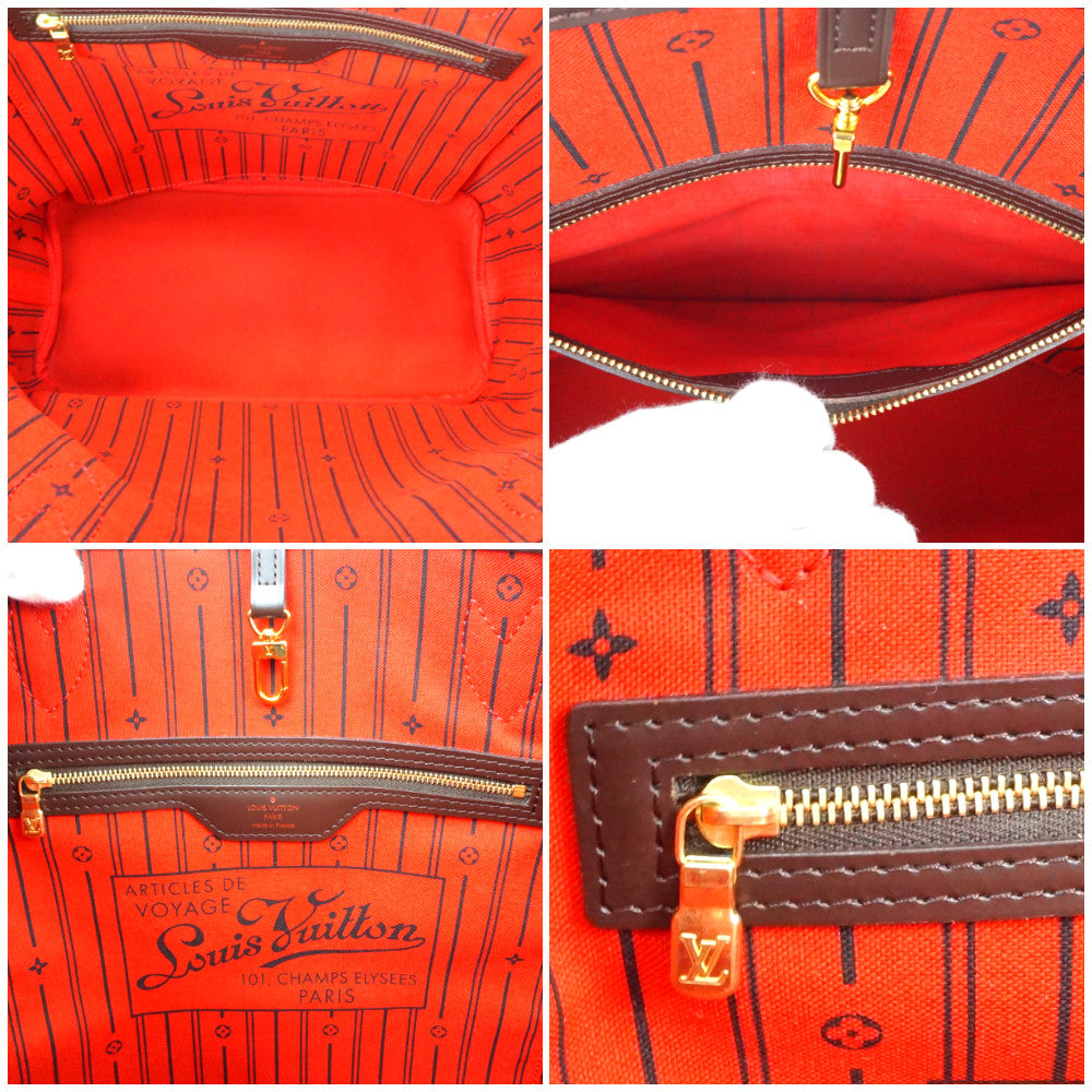 Louis Vuitton Neverfull MM Damier Ebene Canvas Brown
