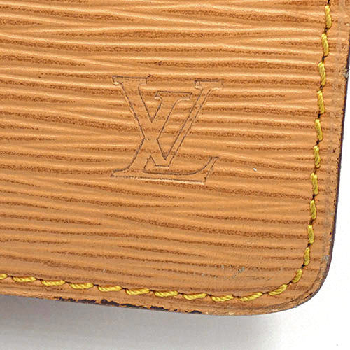 Louis Vuitton Epi Leather Biface Shoulder Bag Yellow