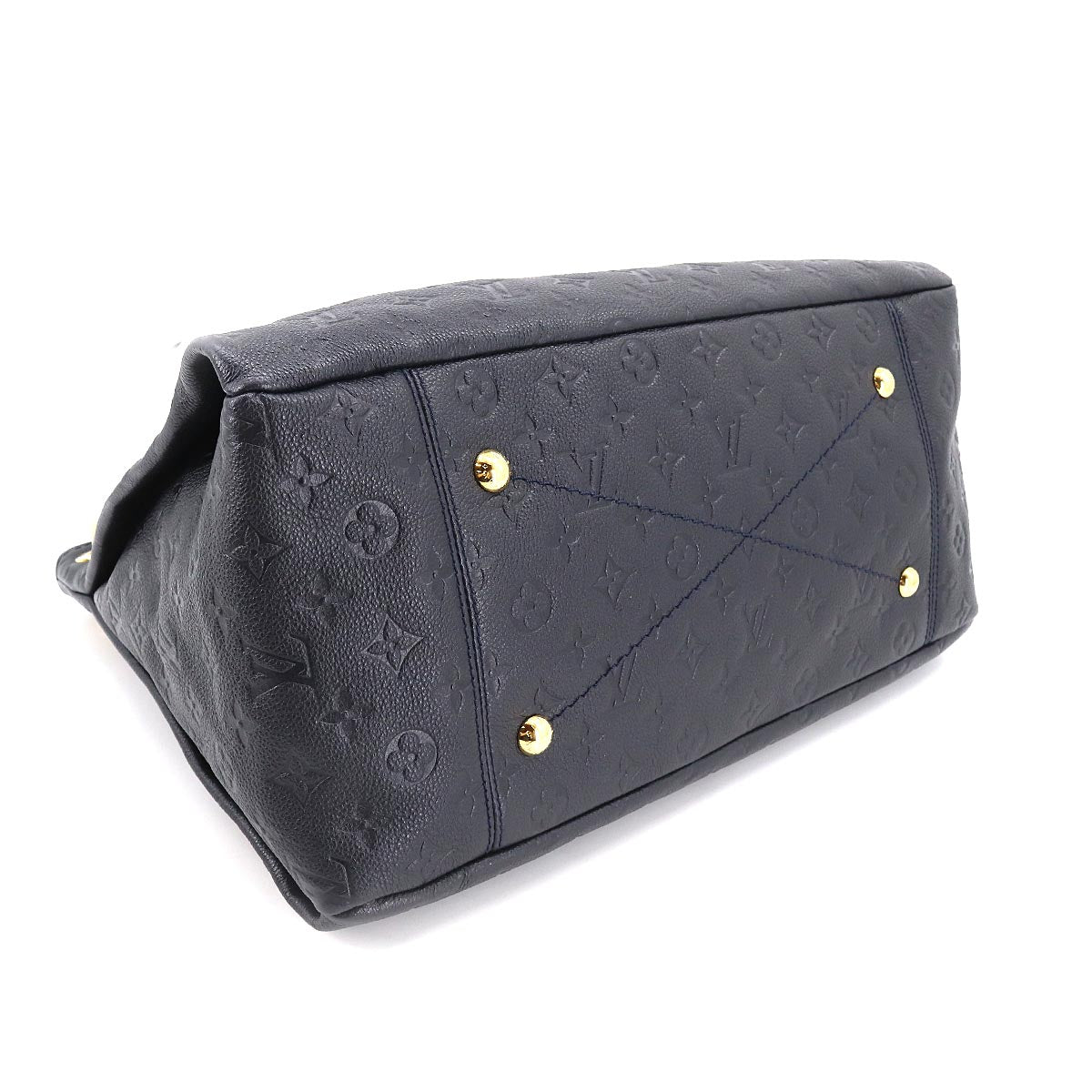 Louis Vuitton Monogram Implant Artsy MM Shoulder Bag Leather Infini