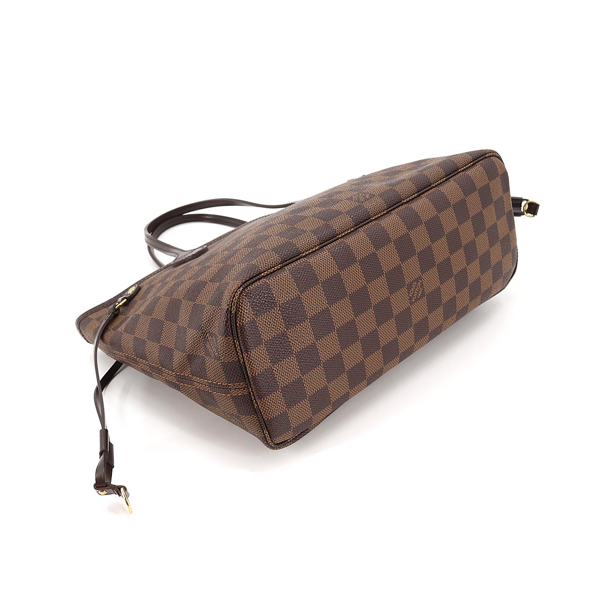 Louis Vuitton Damier Neverfull PM Tote Bag Ebene Brown