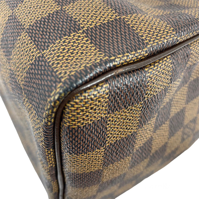 Louis Vuitton Speedy Boston Bag Damier Ebene Canvas Brown