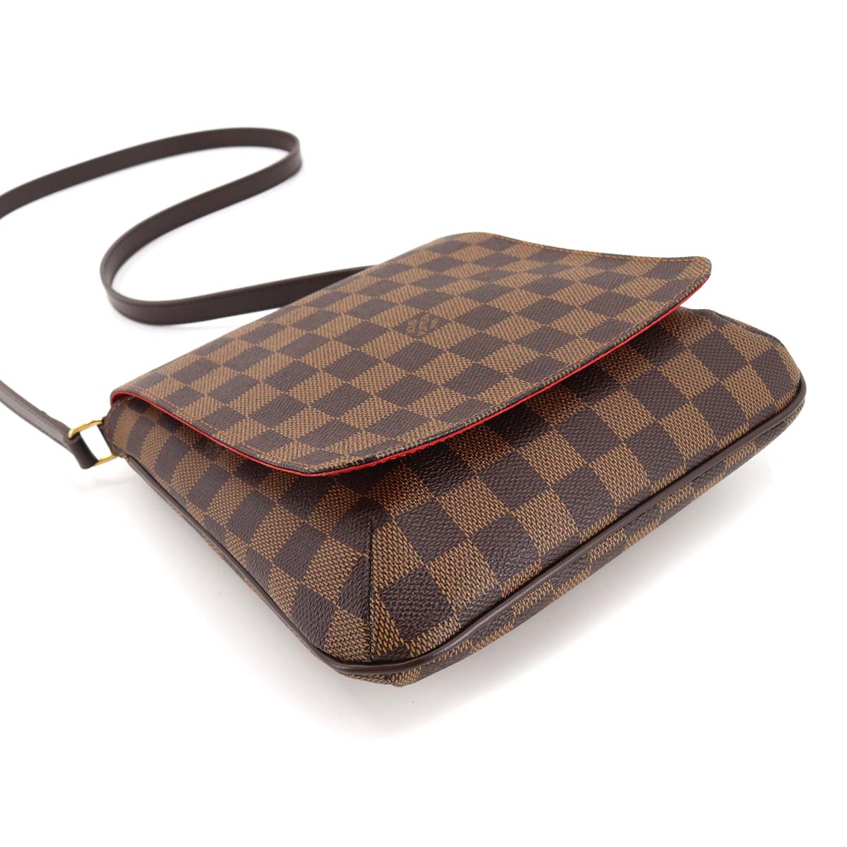 Louis Vuitton Damier M tte Salsa Long Shoulder Bag Ebene Gold Hardware