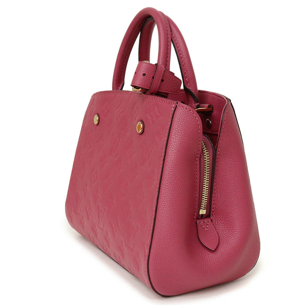Louis Vuitton Monogram Emplant Montaigne BB 2 Way Diagonal Shoulder Handbag