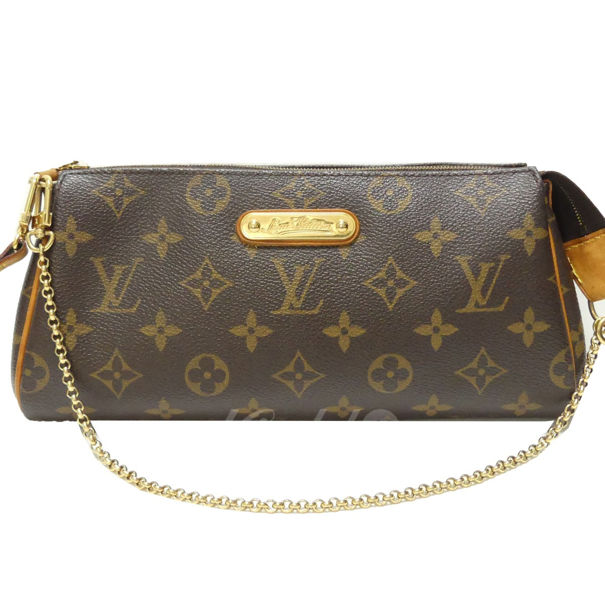 Louis Vuitton Monogram Eva Chain Shoulder Bag Brown