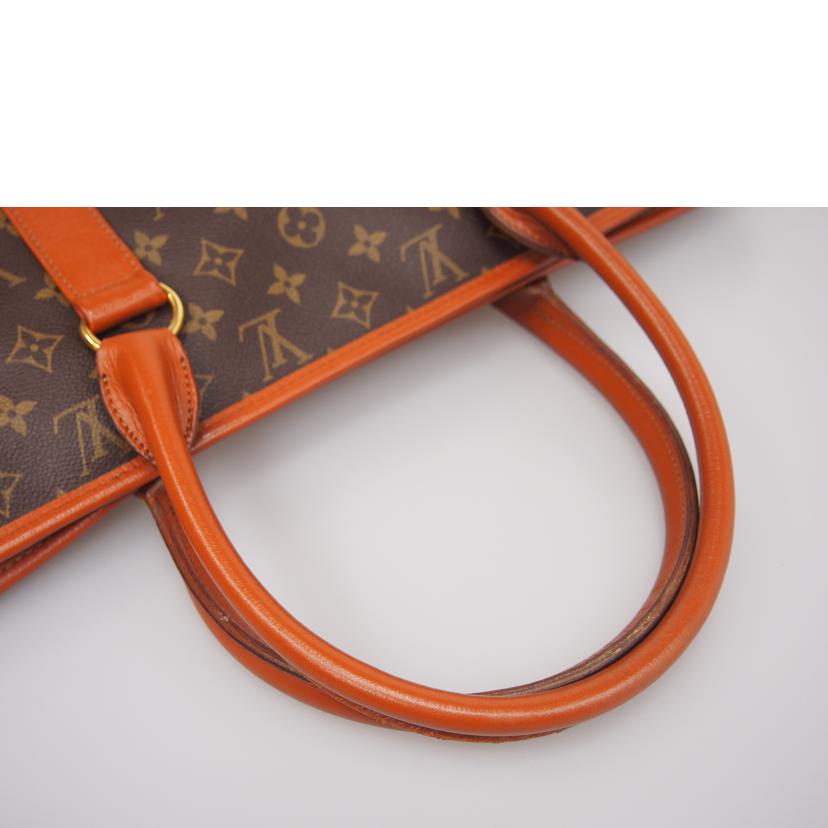 Louis Vuitton Weekend Monogram Handbag Red