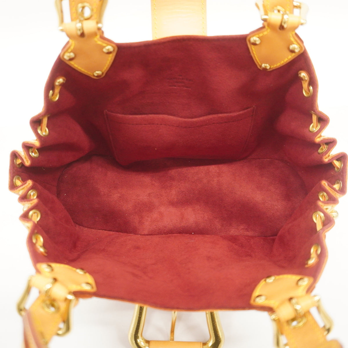 Louis Vuitton Handbag Monogram Multicolor Theda GM White
