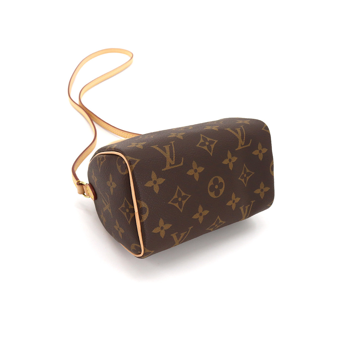 Louis Vuitton Monogram Nano Speedy 2 Way Hand Shoulder Bag