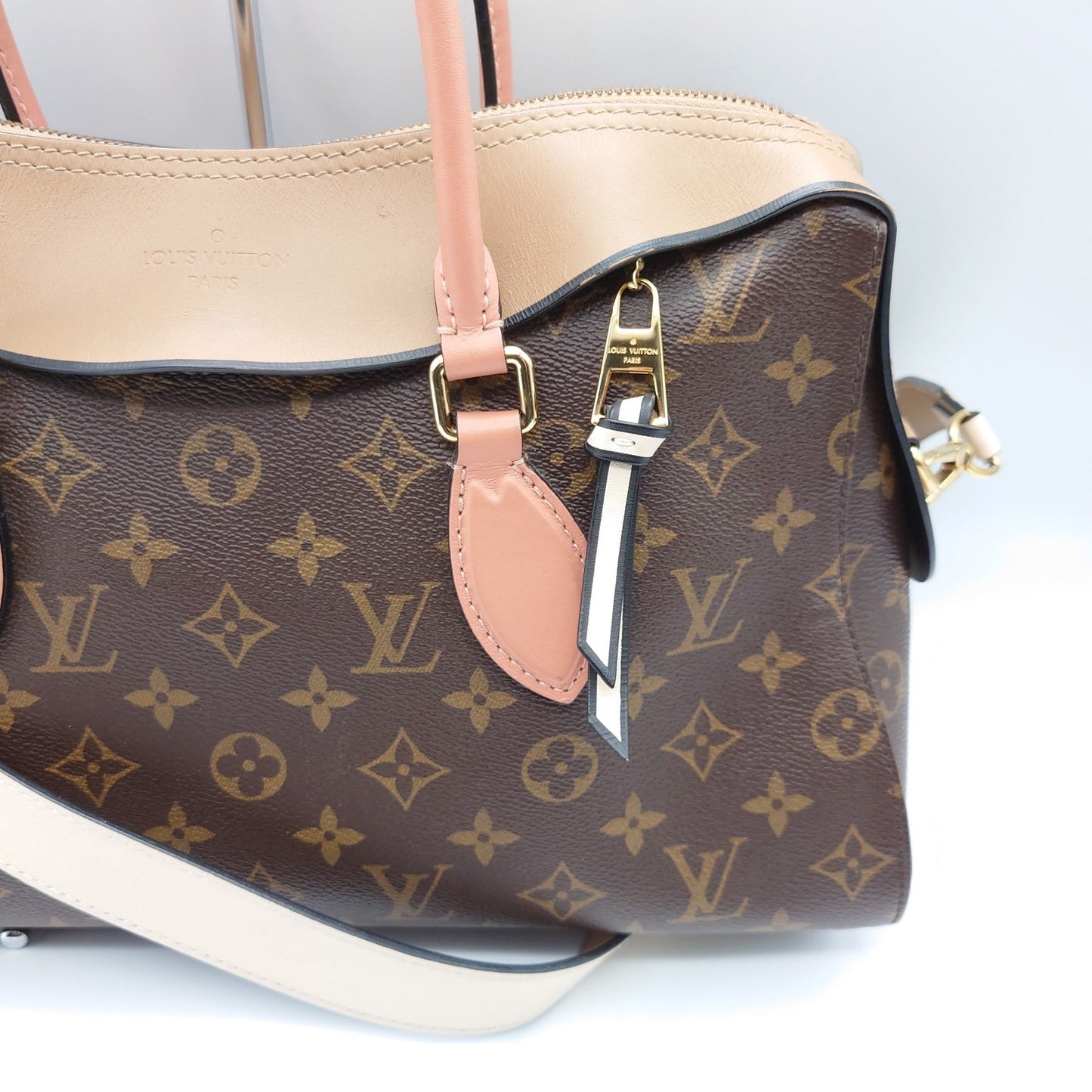 Louis Vuitton Tuileries Tote Handbag Shoulder Bag Monogram Brown