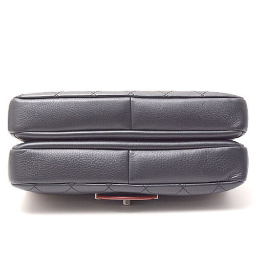 Chanel Bag Chain Shoulder Matelasse Leather Navy