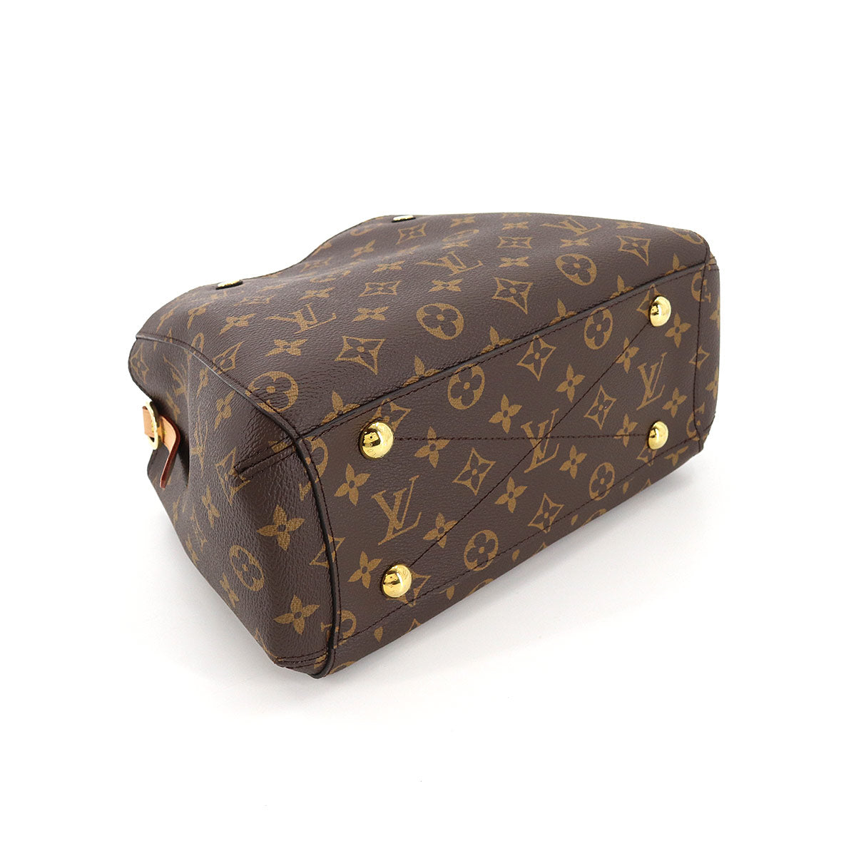Louis Vuitton Monogram Montaigne BB 2 Way Hand Shoulder Bag Brown