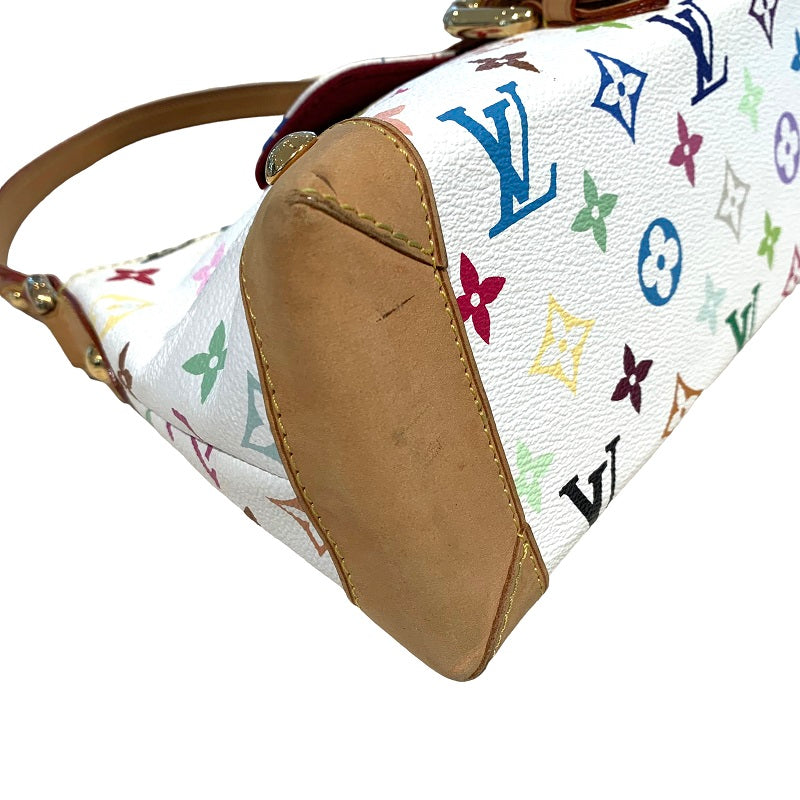 Louis Vuitton  Eliza Multicolor Monogram Shoulder Bag White