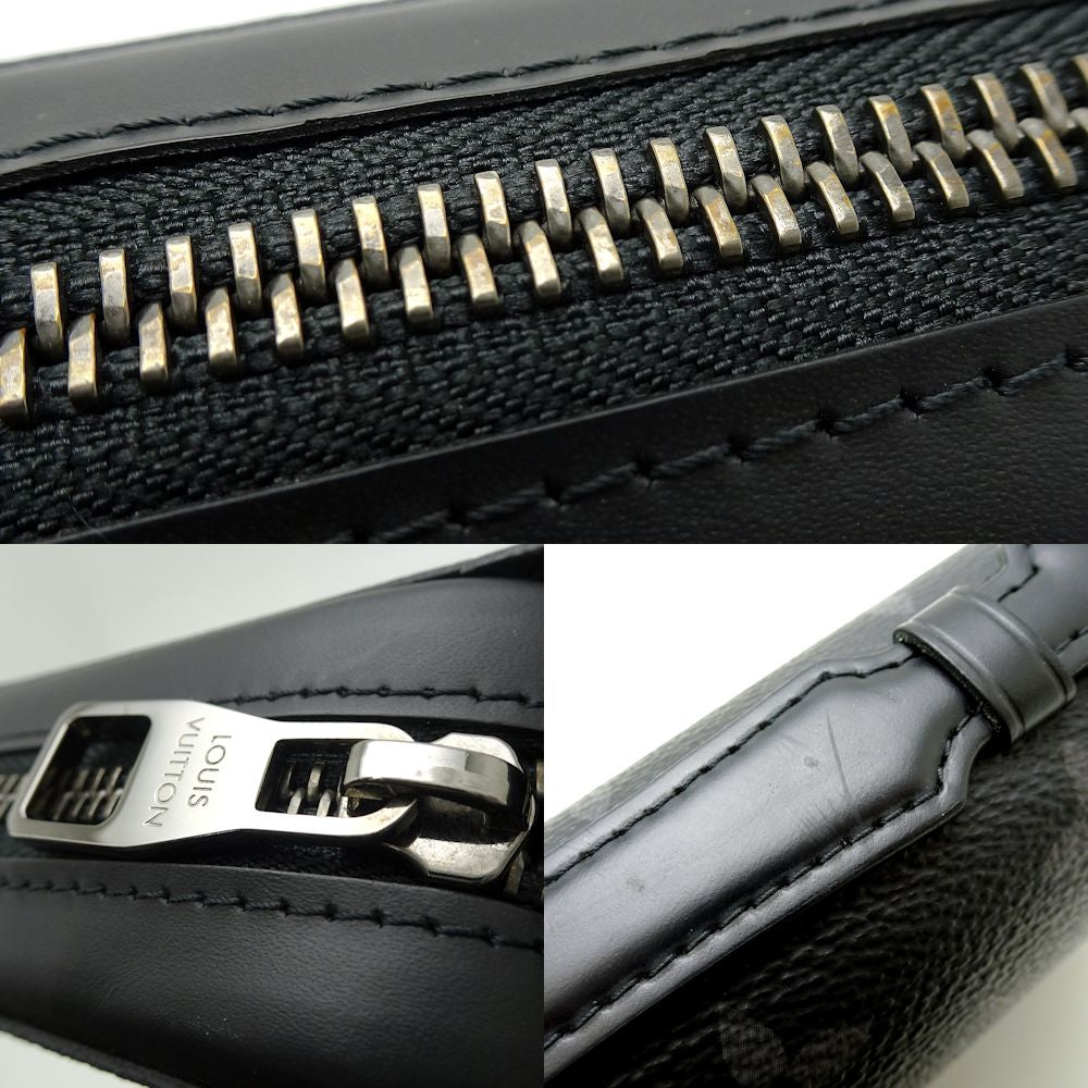 Louis Vuitton Monogram Eclipse Long Wallet Black