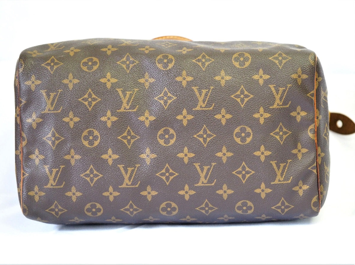 Louis Vuitton Speedy 30 Monogram Brown Handbag