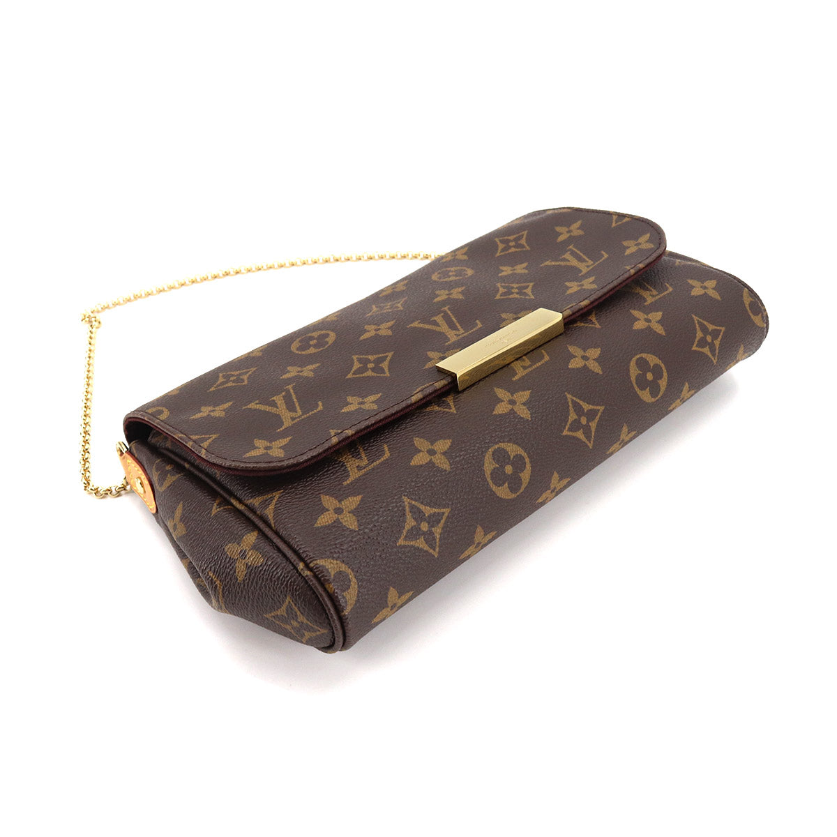 Louis Vuitton Monogram Favorite MM 2 Way Hand Shoulder Bag Brown