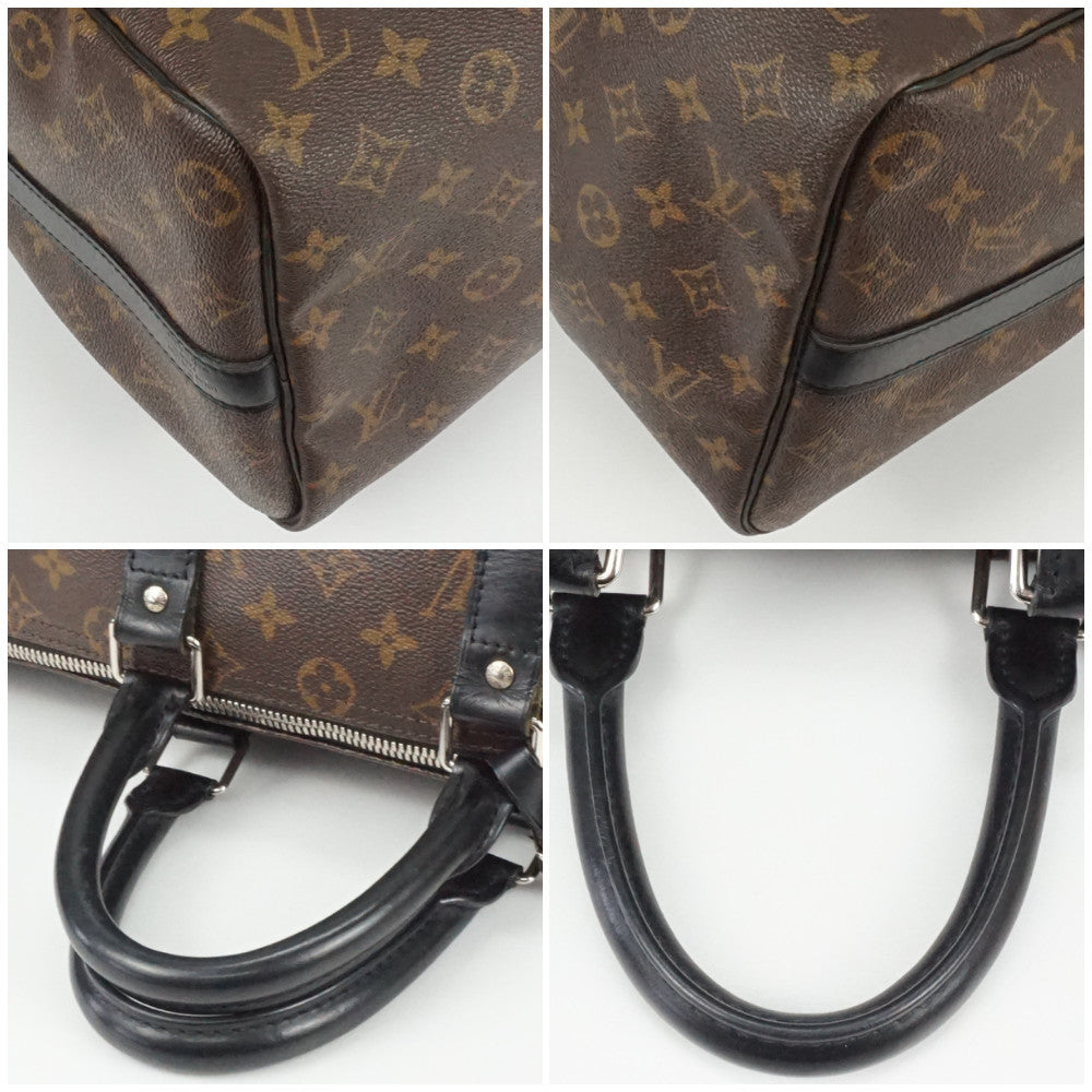 Louis Vuitton Keepall 45 Bandouliere Monogram Macassar Brown