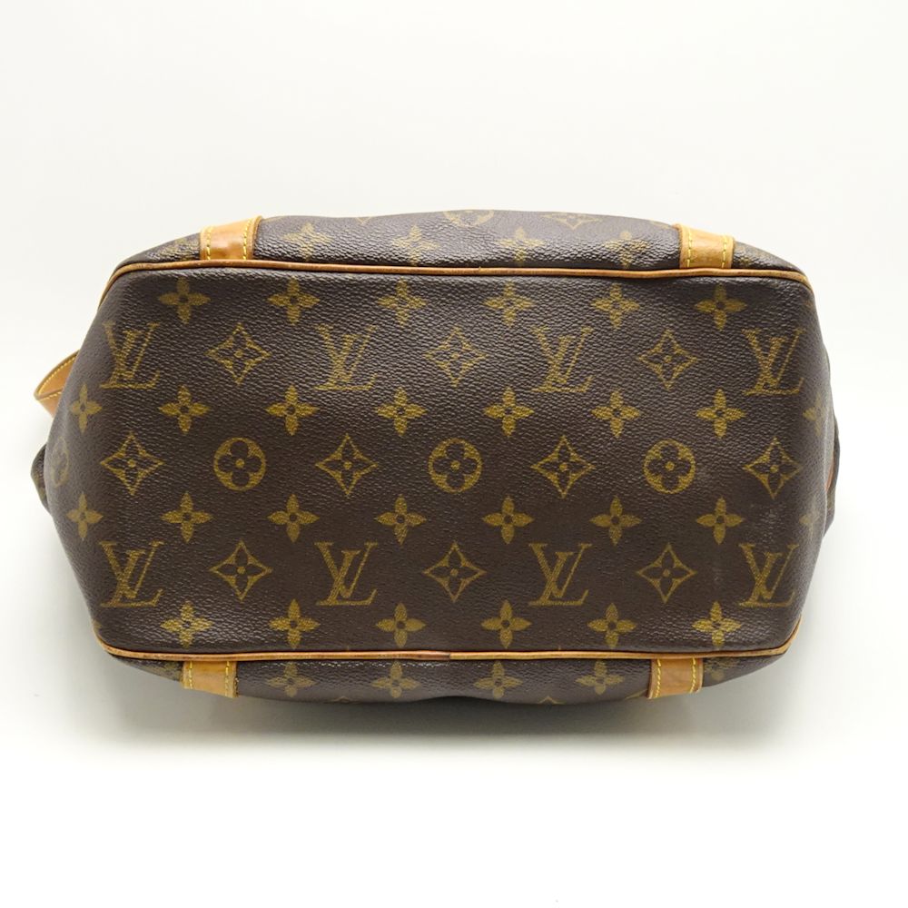 Louis Vuitton Monogram Sac Shopping Tote Brown Shoulder Bag