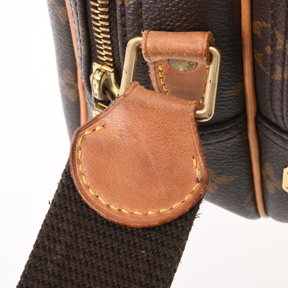Louis Vuitton Monogram Reporter PM Brown Canvas Shoulder Bag