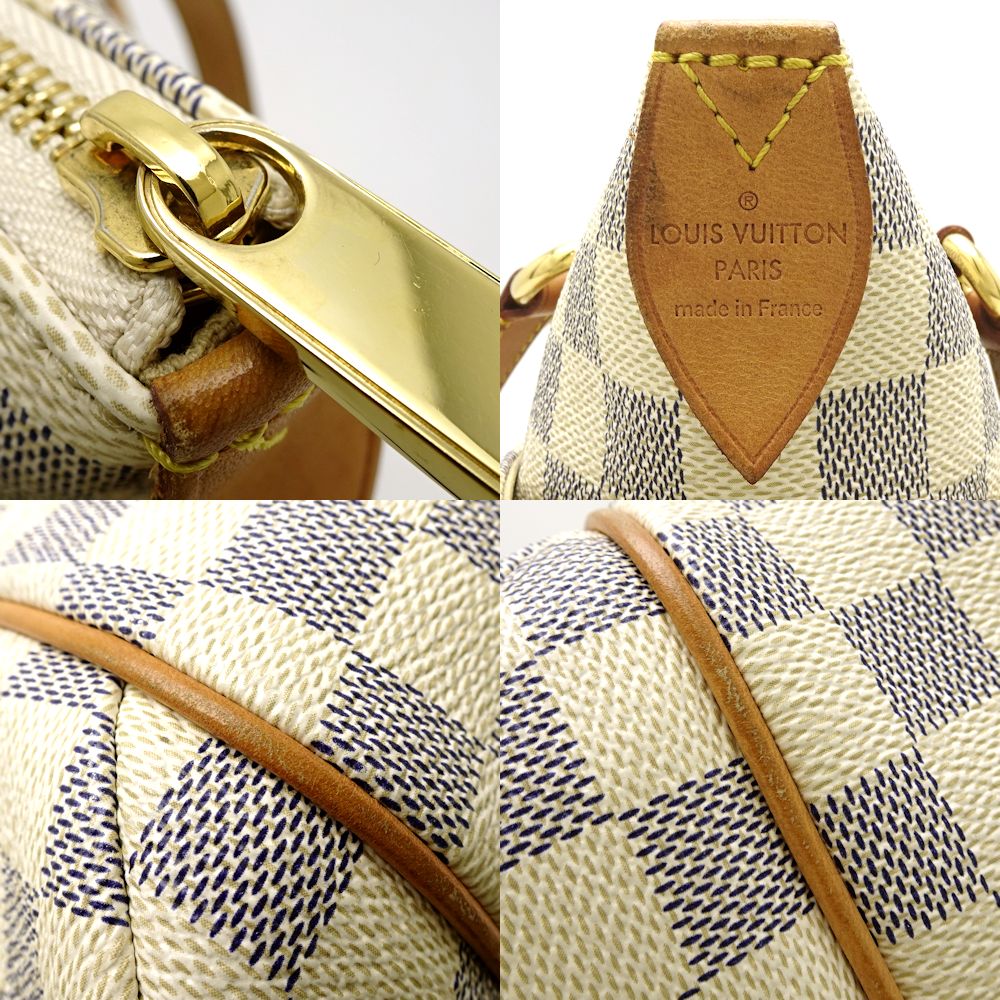 Louis Vuitton Damier Azur Totally PM Tote Bag White