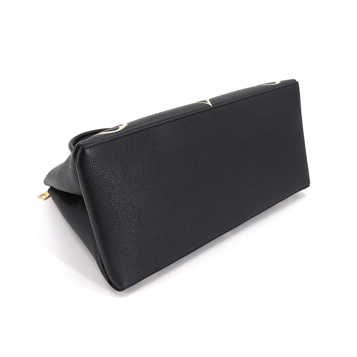 Louis Vuitton Bicolor Monogram Emplant Grand Palais MM Hand Shoulder Bag Black