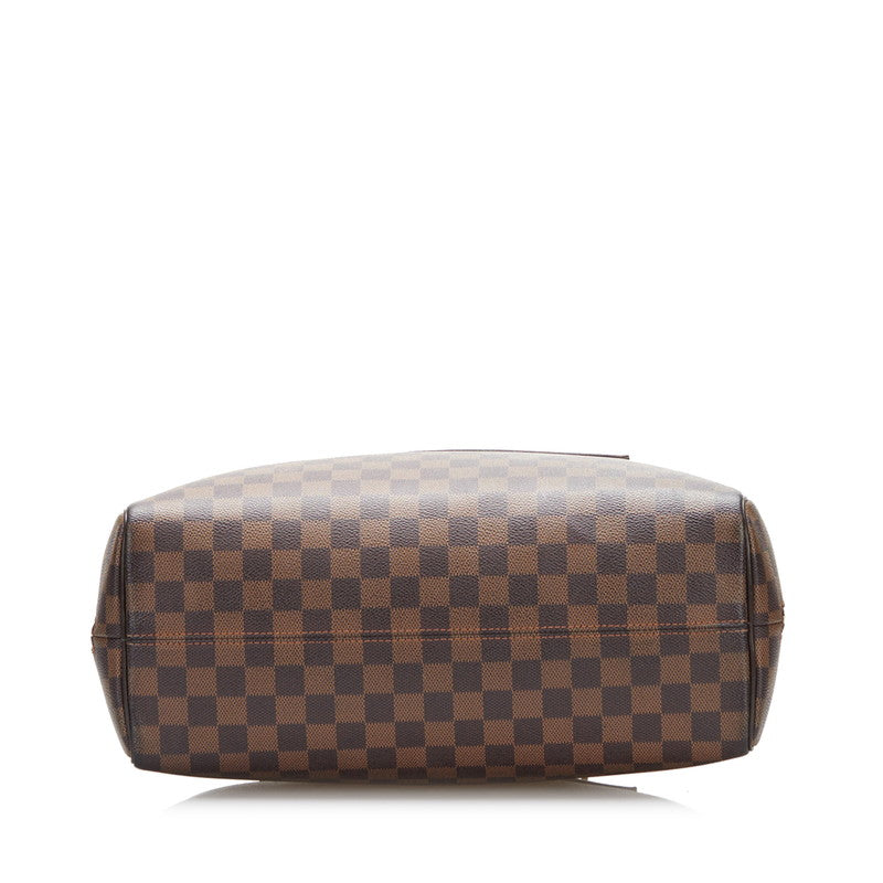 Louis Vuitton Damier Nolita Handbag Brown PVC Leather