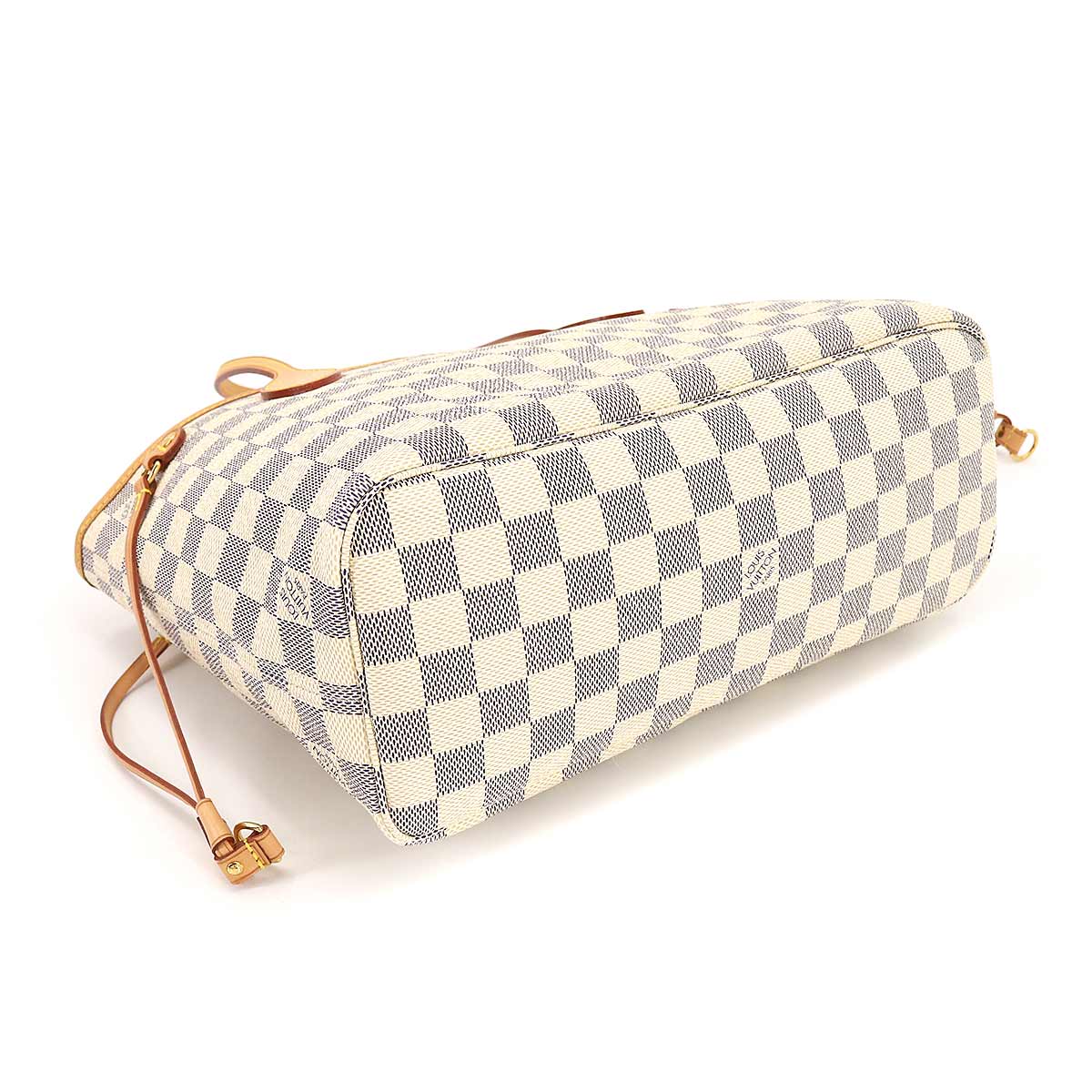Louis Vuitton Damier Azur Neverfull PM Tote Bag White