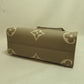 Louis Vuitton On The Go PM Handbag Leather Monogram Implant