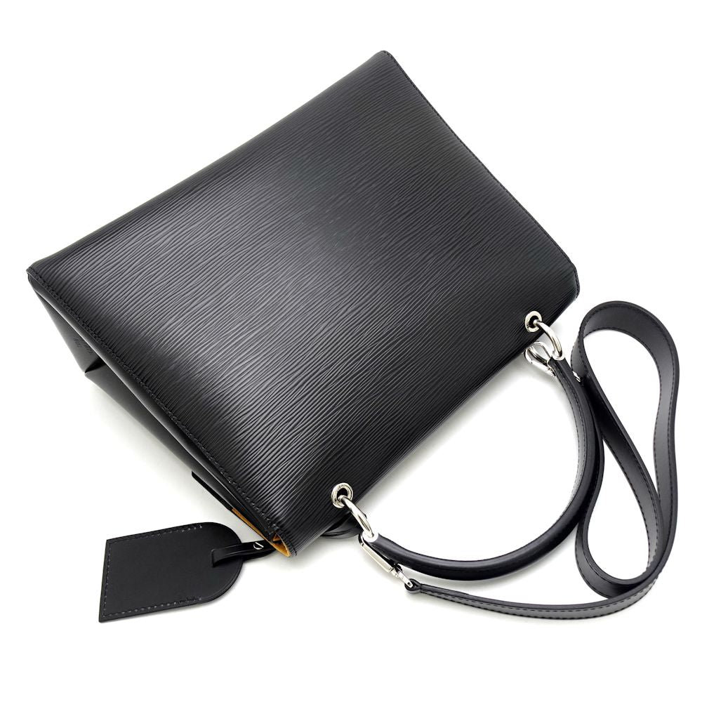 Louis Vuitton Epi Grenelle MM Noir Handbag Black