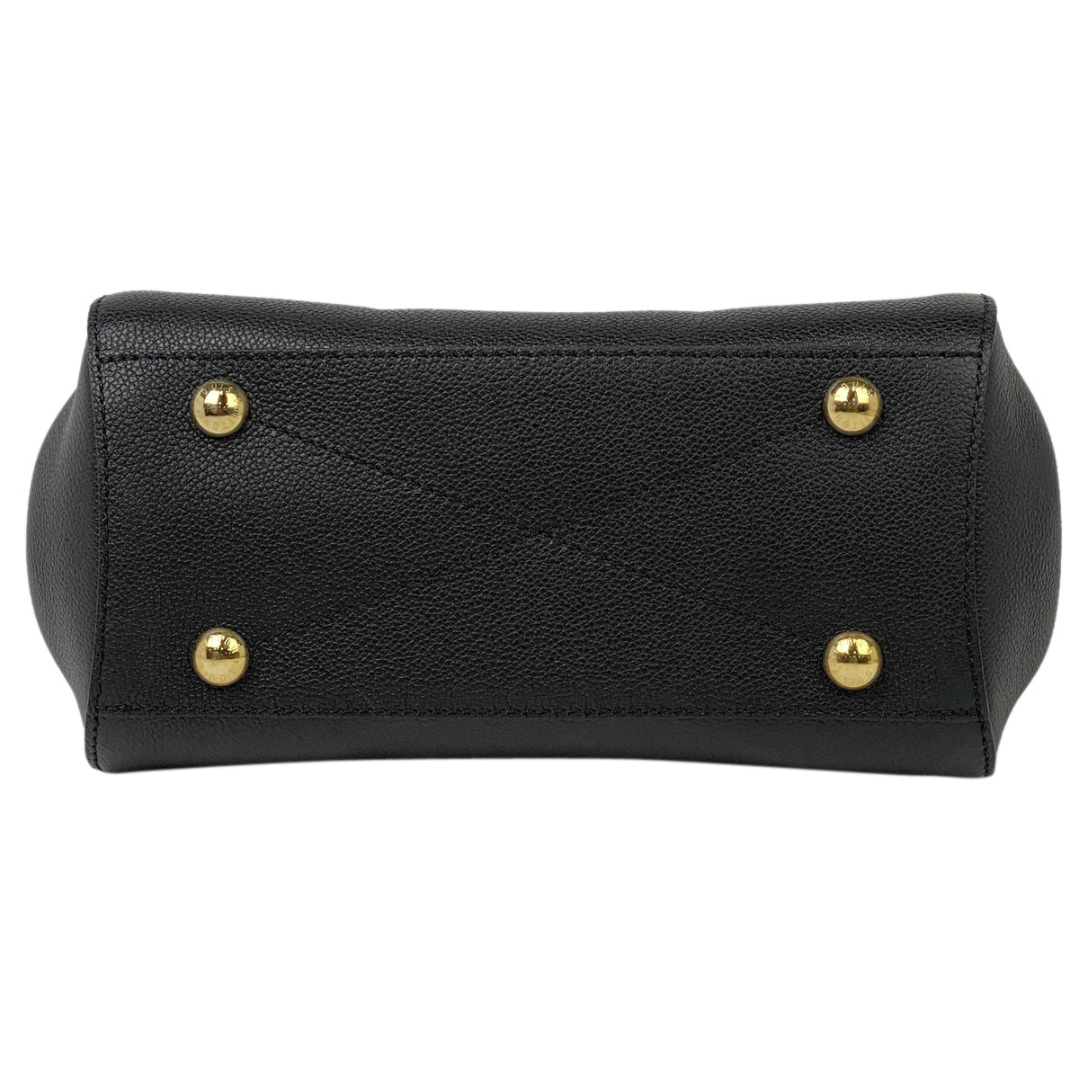 Louis Vuitton Montaigne BB Shoulder Bag Bicolor Monogram Implant Noir Beige