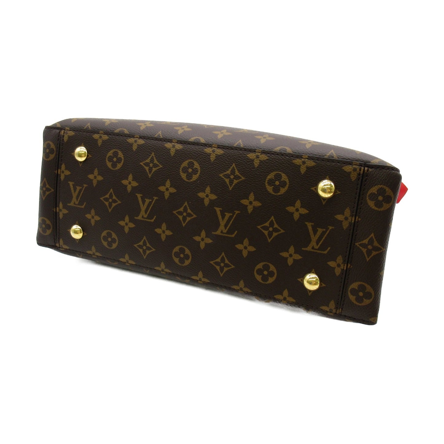 Louis Vuitton Flower Tote Bag Monogram Canvas Red
