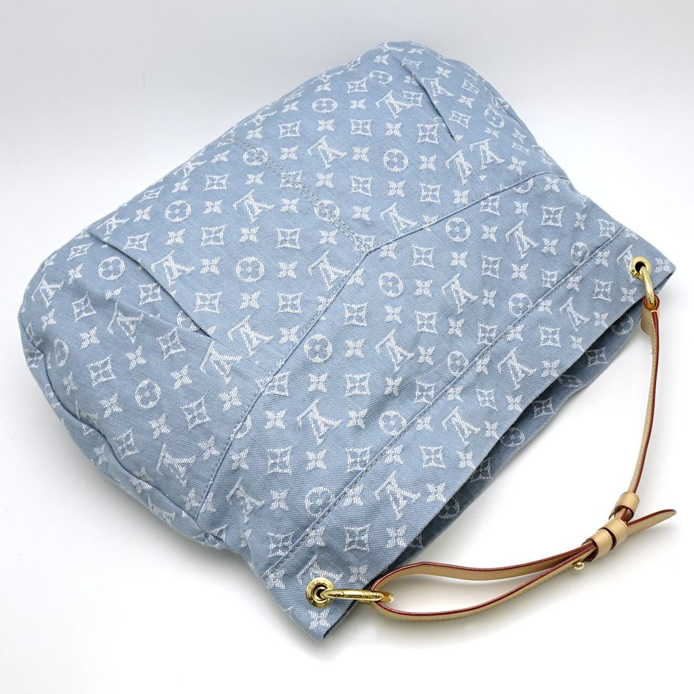 Louis Vuitton Monogram Denim Daily GM Blue Claire ToteBag