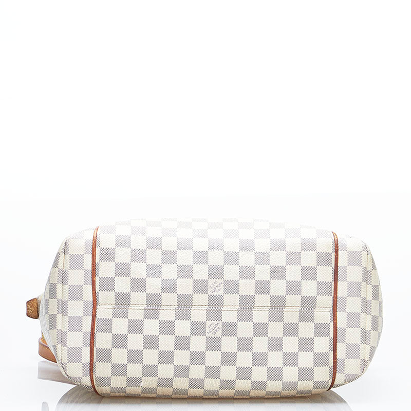 Louis Vuitton Damier Azur Totally PM Shoulder Bag White