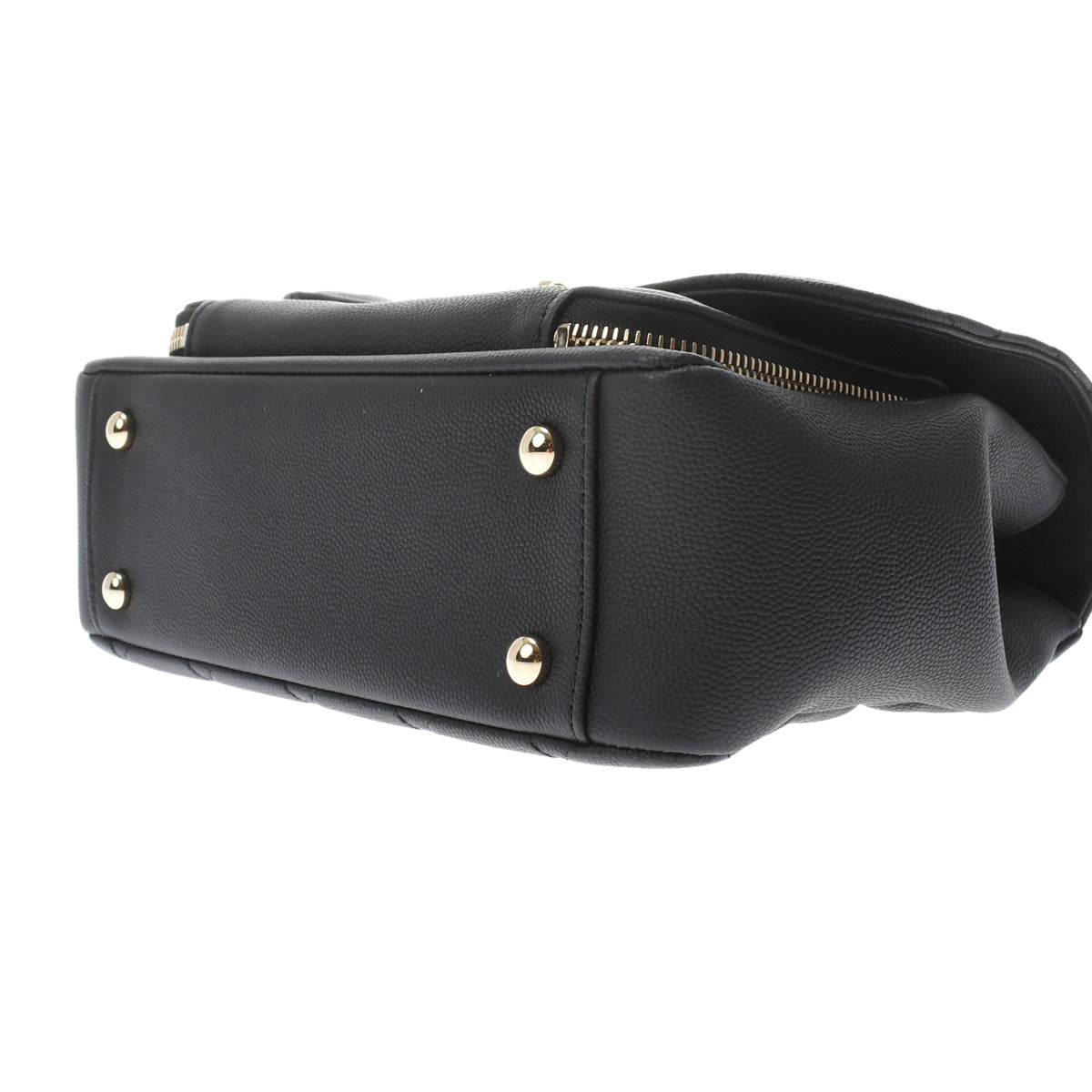Chanel Matelasse Affinity S Black gold Hardware Grained Calfskin Handbag