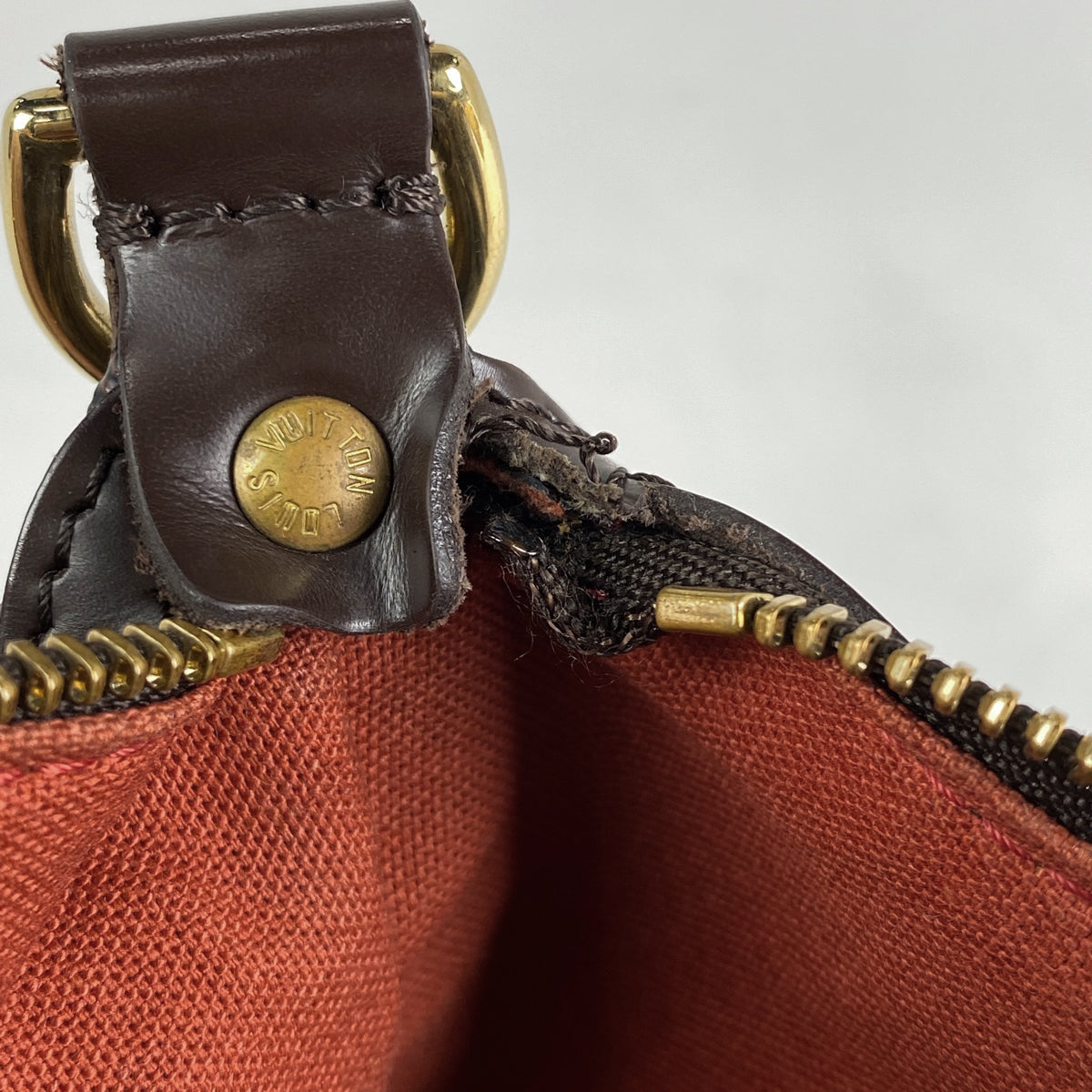 Louis Vuitton Irovo MM Shoulder Bag Damier Brown